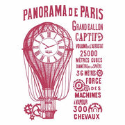 Stamperia Stencil - Flexible transparent 21x29,7cm - Panorama de Paris KSG429